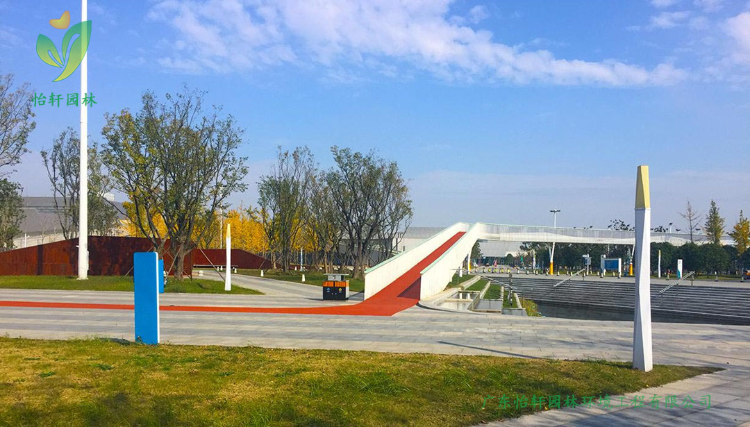 江苏省扬州李宁体育公园景观设计案例效果图