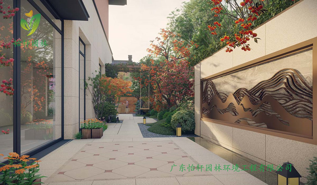 肇庆碧桂园某私人别墅庭院景观设计效果图