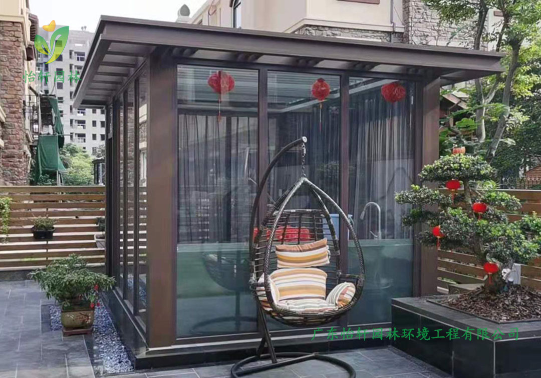 阳江沙扒湾碧桂园别墅庭院景观设计实景图
